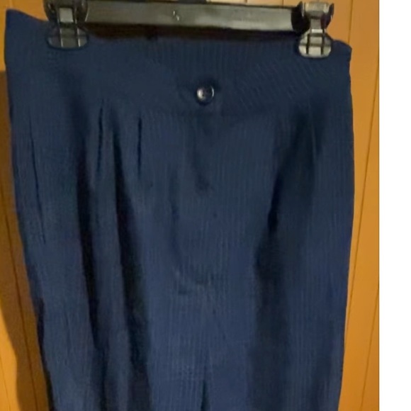 Stylish Corduroy Wide-Leg Pants/Large/blue - Picture 14 of 16